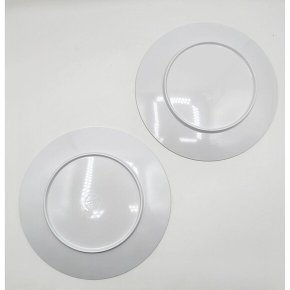 Sea Life Melamine 10.5" Dinner Plates Set of 6 Starfish Shells Coral Beach Pool - Picture 6 of 11